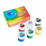 Гуашь художественная СПЕКТР "Радуга", 6 цветов по 40 мл, 91С-201