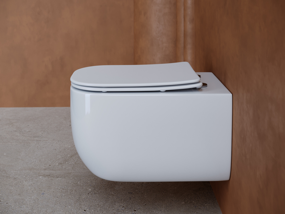 Комплект подвесной безободковый унитаз Ceramica Nova Noel CN3013 с сиденьем микролифт + инсталляция Am.Pm ProC I012707.0238 с клавишей смыва ProC S, чёрная матовая