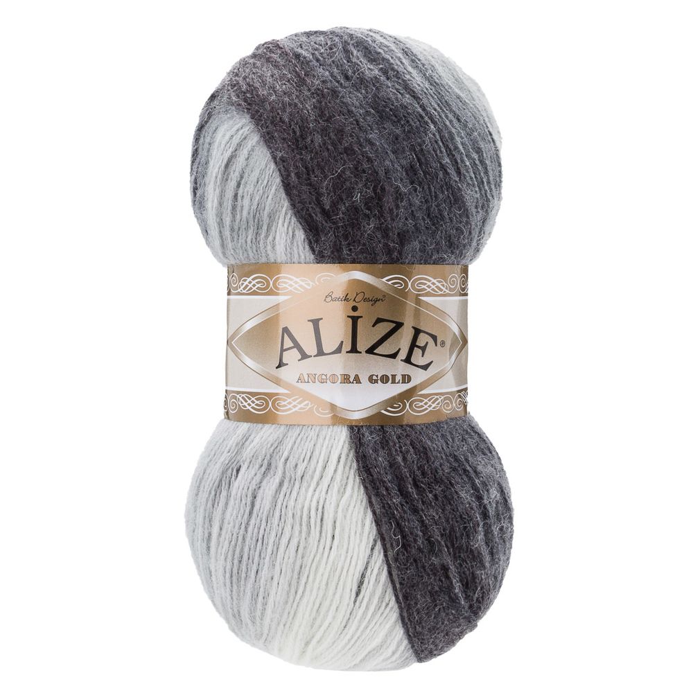 Пряжа Alize (Ализе) Angora Gold Batik / уп.5 мот. по 100 г, 550м, 1900 секционный A