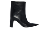 Balenciaga Leather Ankle Boots 10cm Women"s Black