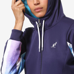 Женская Кофта теннисная Australian Double Blaze Jacket - небесный
