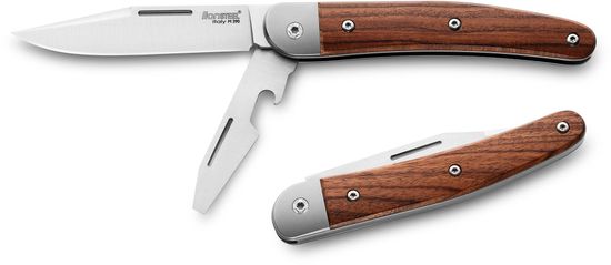 Складной нож Lion Steel "Jack" L/JK2 ST c клинком из стали Böhler M390 Microclean®, рукоять дерево (Сантос)