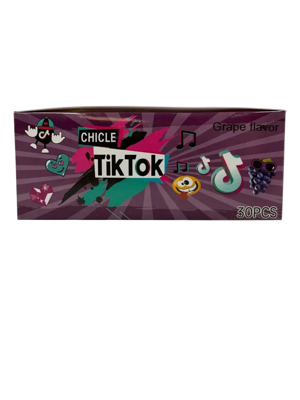 Жевательная резинка TikTok Chile со вкусом винограда
