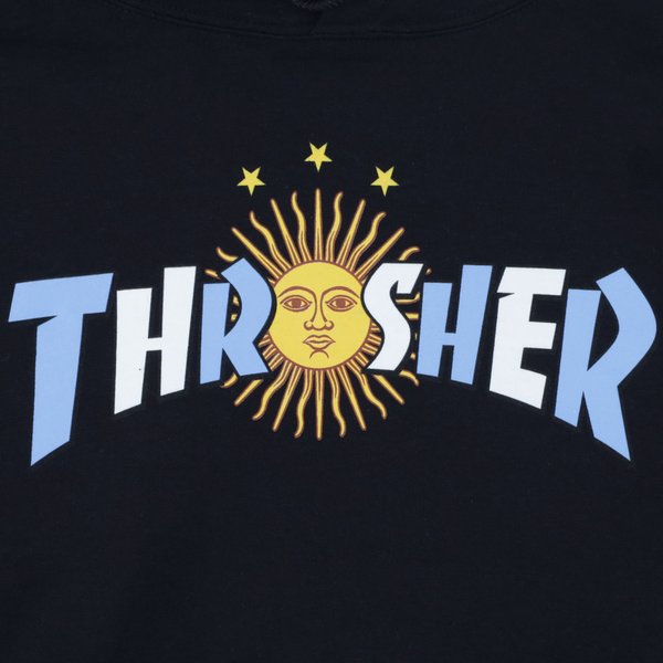 Худи Thrasher Argentina Estrella Hood (black) артикул: - купить в магазине Дайс