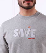 Худи RENAN Save The Duck - серый(DF1172M CLEE16)