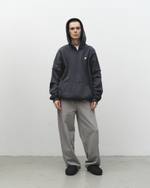Zip-Up Hoodie Ragged LOGO Nine Iron