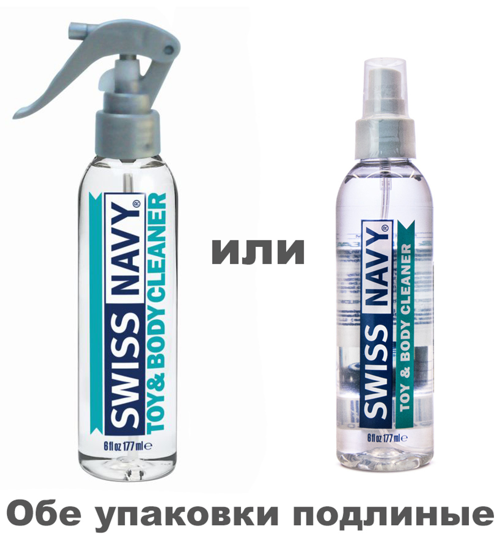 Очищающий спрей Swiss Navy Toy Body Cleaner, 177 мл