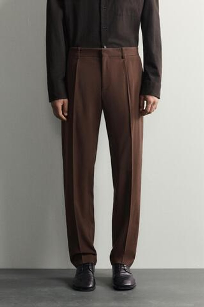 КОСТЮМНЫЕ БРЮКИ REGULAR FIT — ZARA