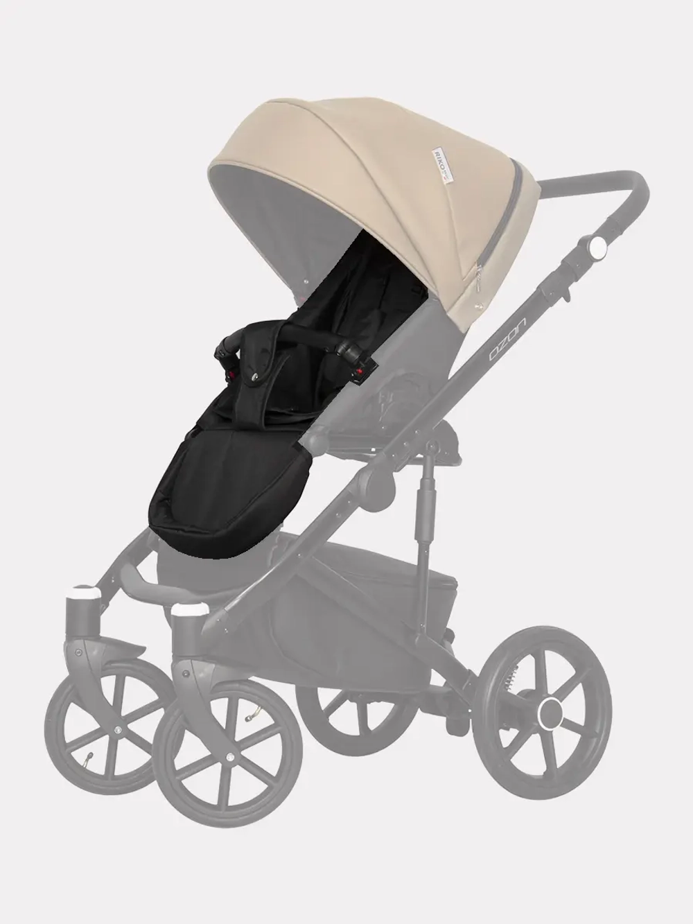 Коляска 2 в 1 Riko Basic Ozon 03 бежевый