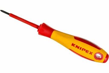 Отвертка  PZ0 диэлектрическая 1000V Knipex KN-982500