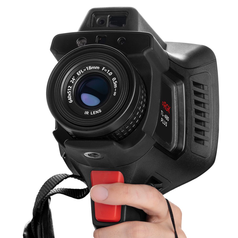 Тепловизор RGK TL-480 Plus с поверкой в комплекте с телеобъективами 12° и 6°, RGK