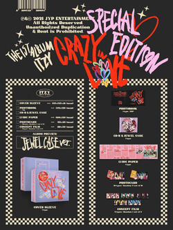 [Альбом] ITZY - CRAZY IN LOVE (Jewel Case Ver.)