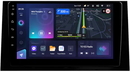 Магнитола для Toyota Avalon 5 2022-2026 (маленькая рамка) - Teyes CC3 монитор 10" QLED на Android 10, Быстрая, CarPlay, 4G SIM-слот