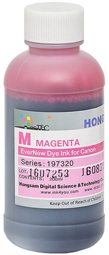 Чернила DCTec — HONGSAM водорастворимые для Canon iPF500, iPF605, iPF750 серия: 197320 Пурпурный 200мл.