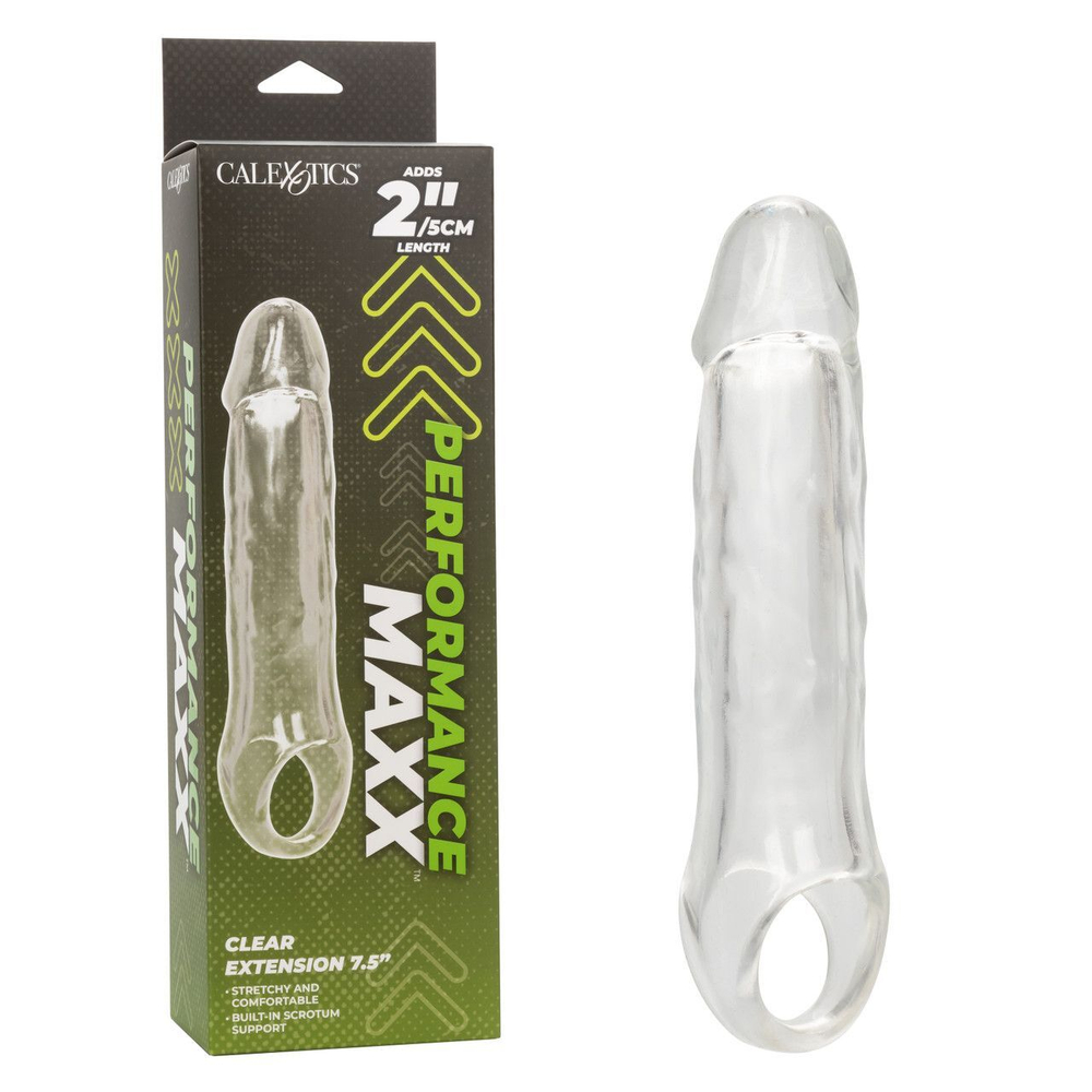 Прозрачная увеличивающая насадка Performance Maxx Extension 7.5 - 23 см. (Цвет: прозрачный)