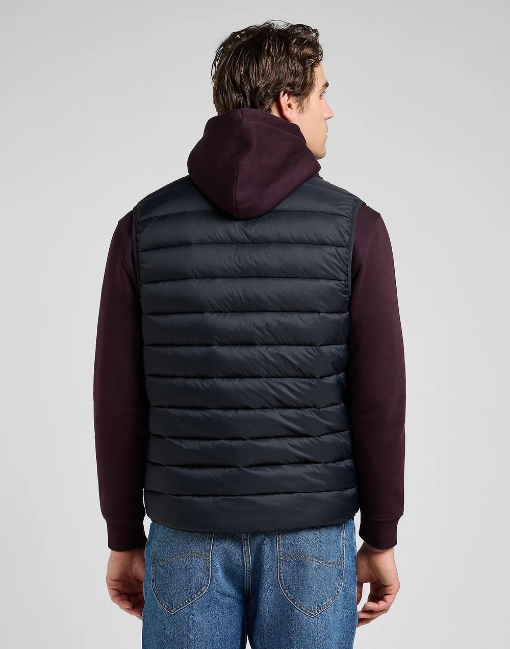 Жилет утепленный мужской LEE STAND COLLAR PUFFER