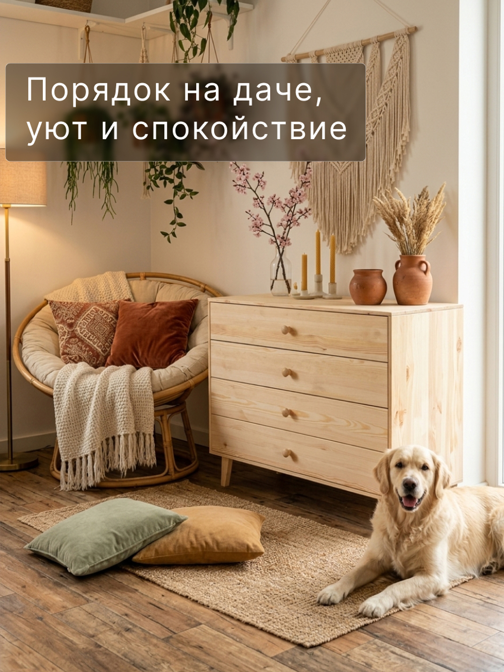Комод "Сосновая классика" 80 см/сосна/без отделки(FSM BY/112 08.02.075.03 00084)