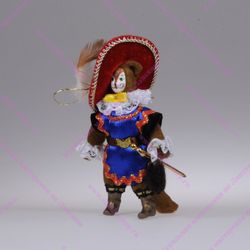 Ёлочная игрушка Кот в сапогах