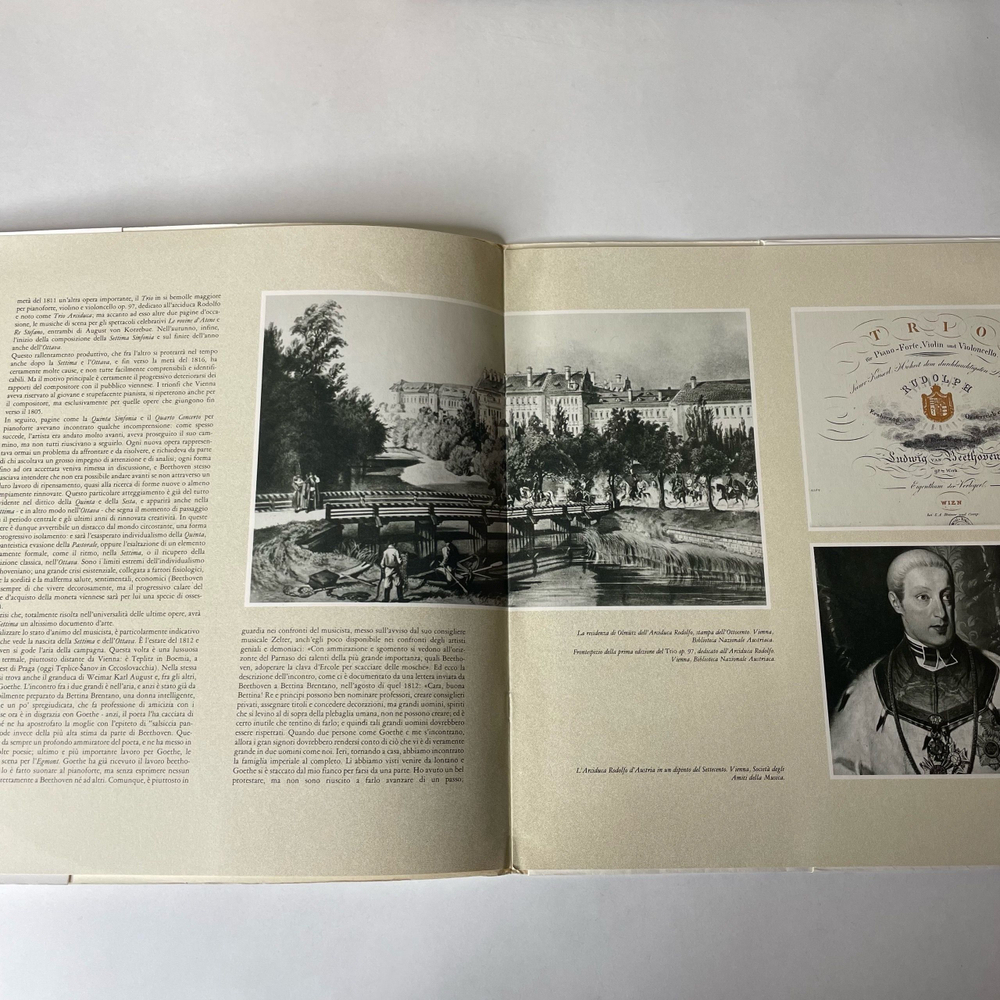 Винтажная виниловая пластинка LP Beethoven Бетховен, Симфоиня Sinfonia N. 7 Op. 92 (Италия 1981)