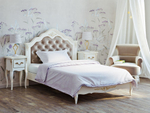 Кровать с мягким изголовьем 180*200 R318g