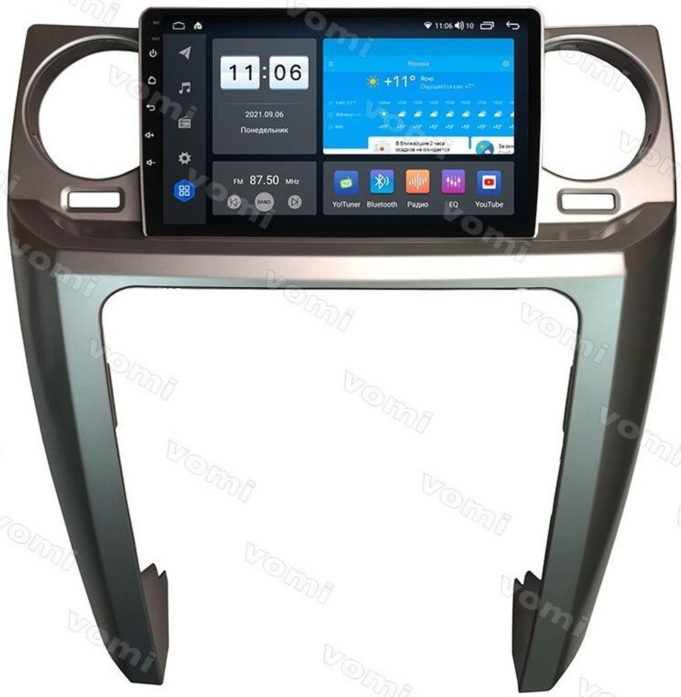Магнитола для Land Rover Discovery 3 2005-2009 (закругленные углы) - ZX565R9-7862 Android 10, Быстрая, SIM-слот