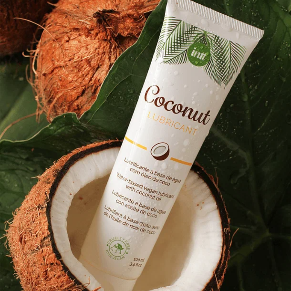 Вагинальная смазка с ароматом кокоса "COCONUT LUBRICANT VEGAN", intt (100 мл)