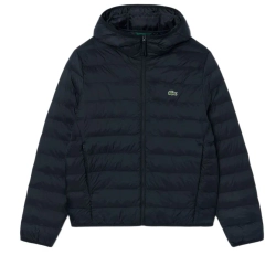 Мужская теннисная куртка Lacoste Water-Repellent Down Windbreaker - black