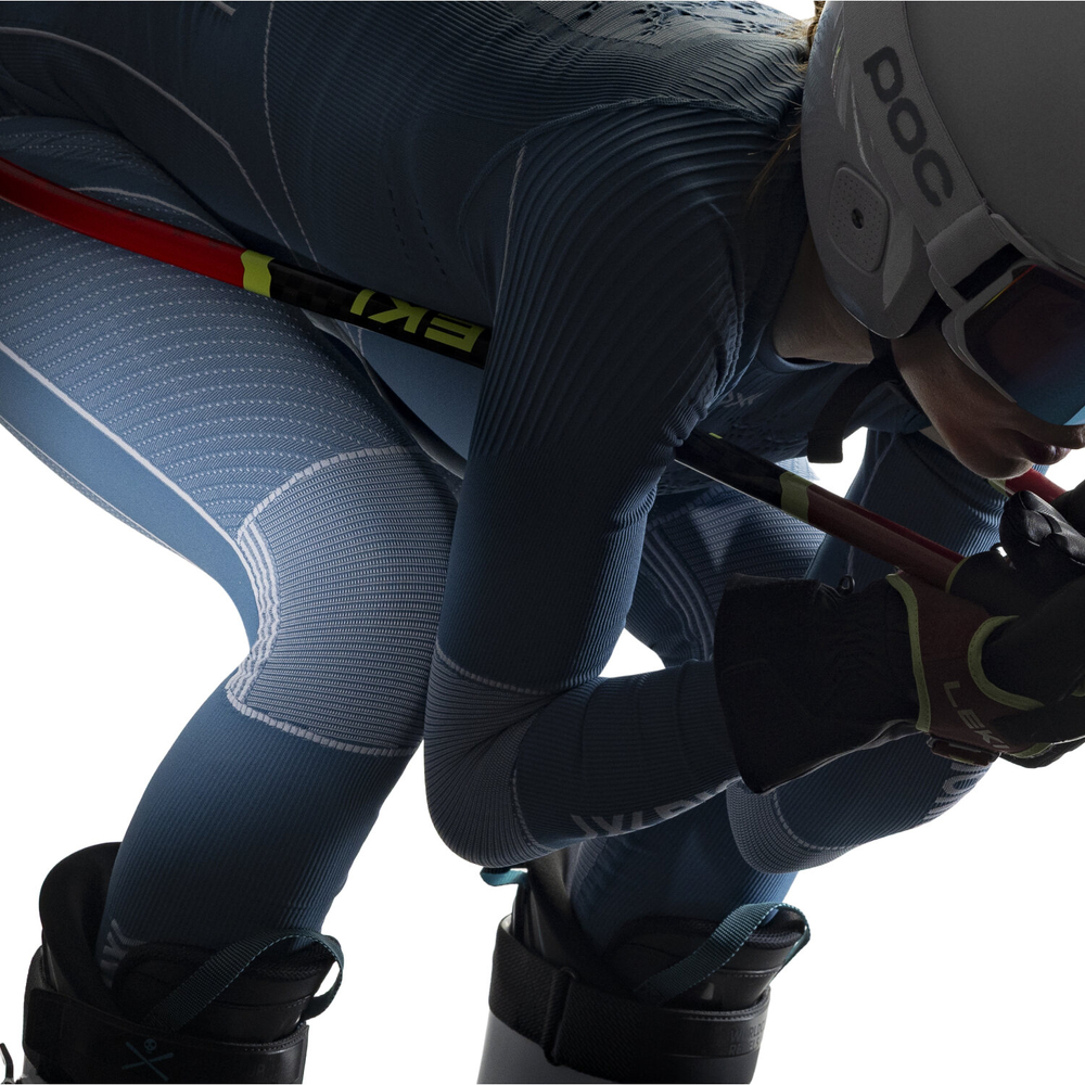Кальсоны женские X-Bionic Energy Accumulator 4.0 Pants Minerall Blue/Arctic White