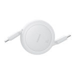 USB-C Кабель Baseus Free2Pull Mini Charging+Data 60W 1m - Moon White