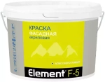 Краска Alpa Element F-5 фасадная акриловая атмосферостойкая белая 2л