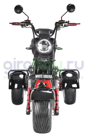 Электроскутер WHITE SIBERIA PRO TRIKE 3000W (Черный) фото №7