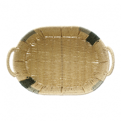 Корзина плетеная овальная Bodhran Sage из коллекции Ethnic | размер S