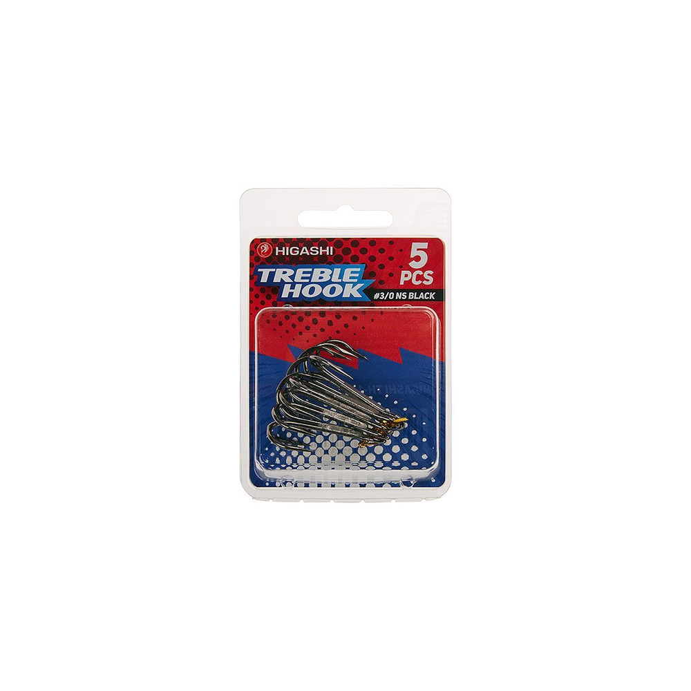 Крючок тройной HIGASHI TH-1 #8 NS Black