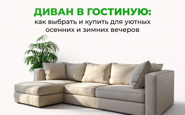 Как выбрать и купить диван в гостиную для уютных осенних и зимних вечеров Как выбрать и купить диван в гостиную для уютных осенних и зимних вечеров