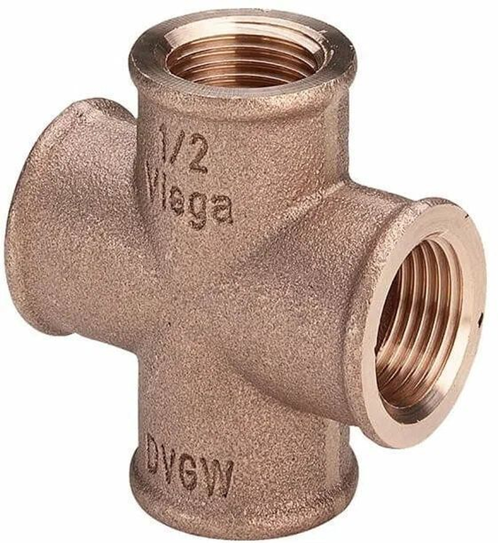 VIEGA Крестовина ВР, бронза, модель 3180 1/2'' 320614