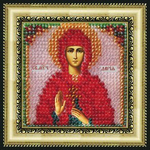 "Икона Св.Муч.Дария Римская"-055ПМИ  вышивка