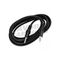 Кабель AUX, Jack 3,5mm(m) - Jack 3,5mm(m) Earldom ET-AUX10, 1.0м, круглый, силикон, цвет: чёрный