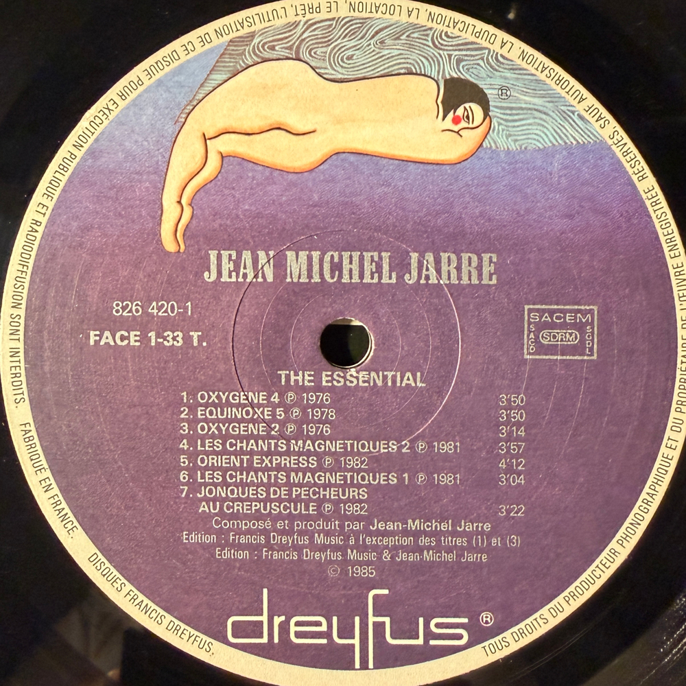 Jean Michel Jarre – The Essential - 1976 • 1986 (Европа 1986г.) Т