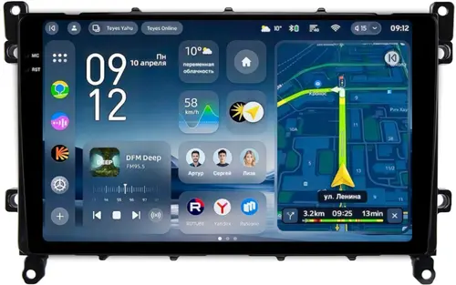 Магнитола для Toyota Prius 50, PHV 2019-2022 - Teyes CC4-PRO монитор 9.5" 2K QLED на Android 13, Быстрейшая, Snapdragon 778G, ИИ, CarPlay, DSP, 4G SIM-слот