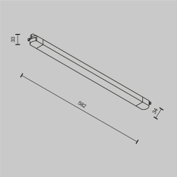 Трековый светильник Technical TR000-1-24W3K-W_1