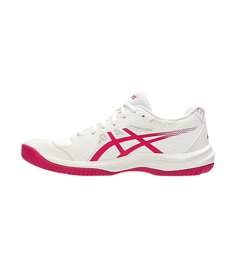 Asics Court Slide 4 Кремовый-Яркая Розовая Женские Кроссовки 2025