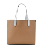 Двухсторонняя кожаная сумка-шопер + поясная сумка XL EW REVERSIBLE TOTE Michael Kors - серебряный(30H3SZAT4M)