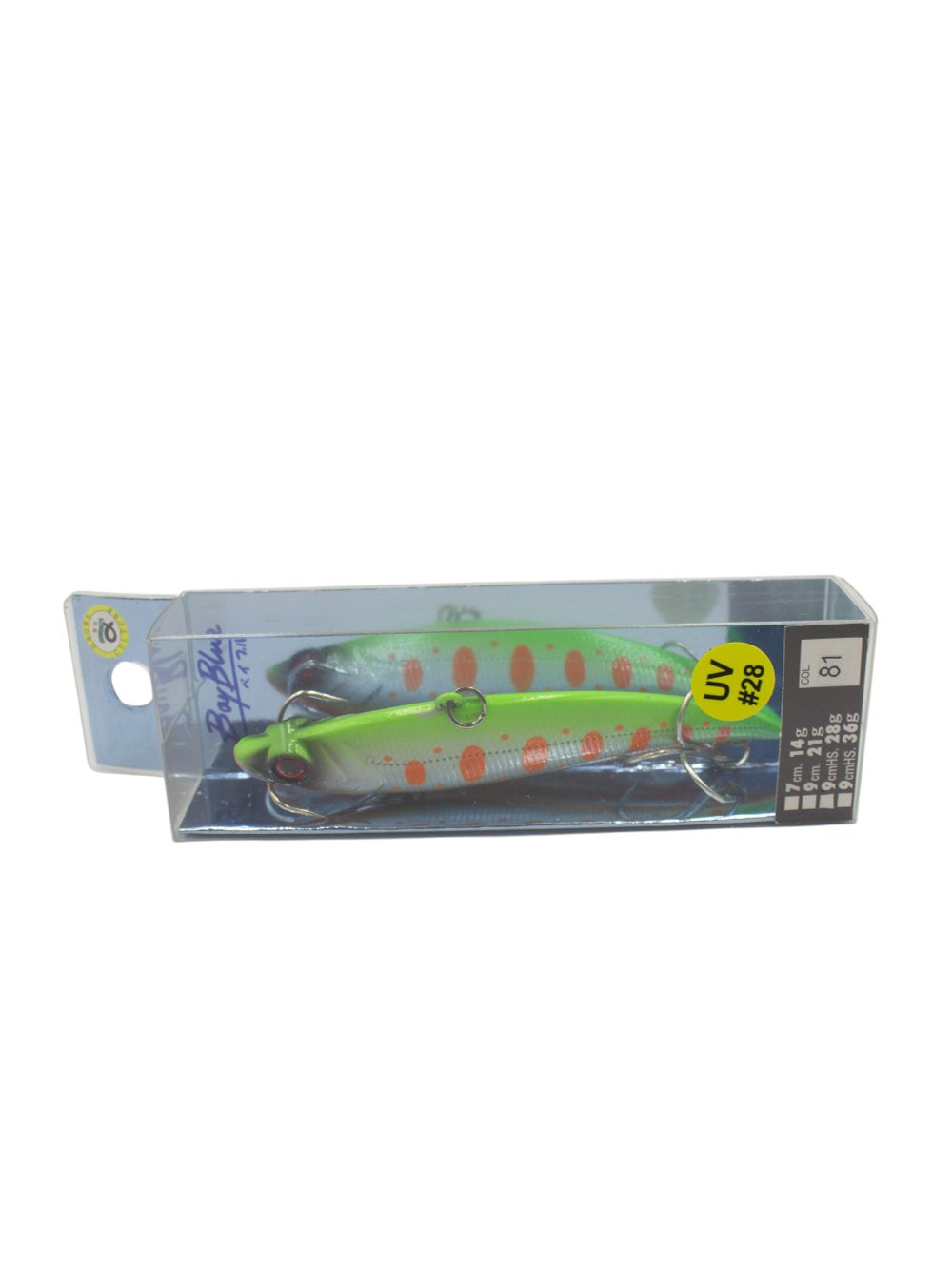 Раттлин Grows Culture Bay Blue 90 / 90мм, 21 г, цвет UV#28 на щуку, окуня, судака