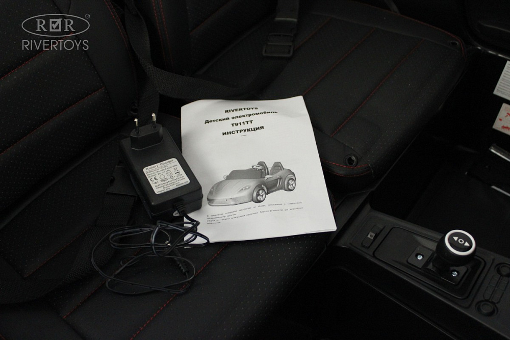 Детский электромобиль RiverToys Porshe Cayman T911TT синий