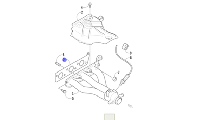 Прокладка выпускного коллектора Arctic Cat 3007-587