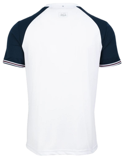 Футболка для мальчика теннисная Fila T-Shirt Alfie Boys - white/peacoat blue