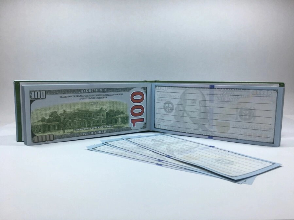 Отрывной блокнот 100 Американских долларов