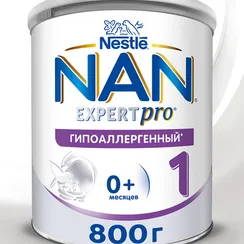 Смесь NAN 1 гипоаллергенная 800г с 0месяцев