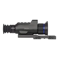 Прицел тепловизионный Gaut Spinel TS 350L, 384х288, D50, дальномер - вид сбоку профиль с закрытой крышкой