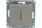 Выключатель Systeme Electric ATLASDESIGN 2-клавишный шампань 38164